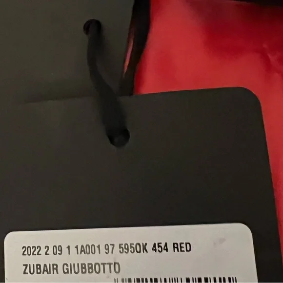 Moncler Zubair Zip-up Jacket Red Size 1 New - Picture 9 of 16